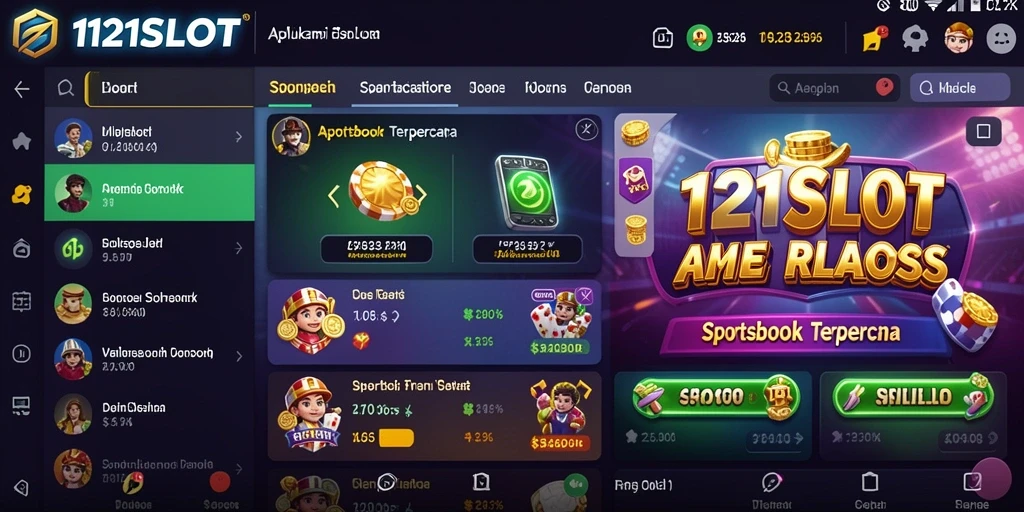 Tampilan screenshot 1121SLOT dengan gameplay Sportsbook yang menarik.