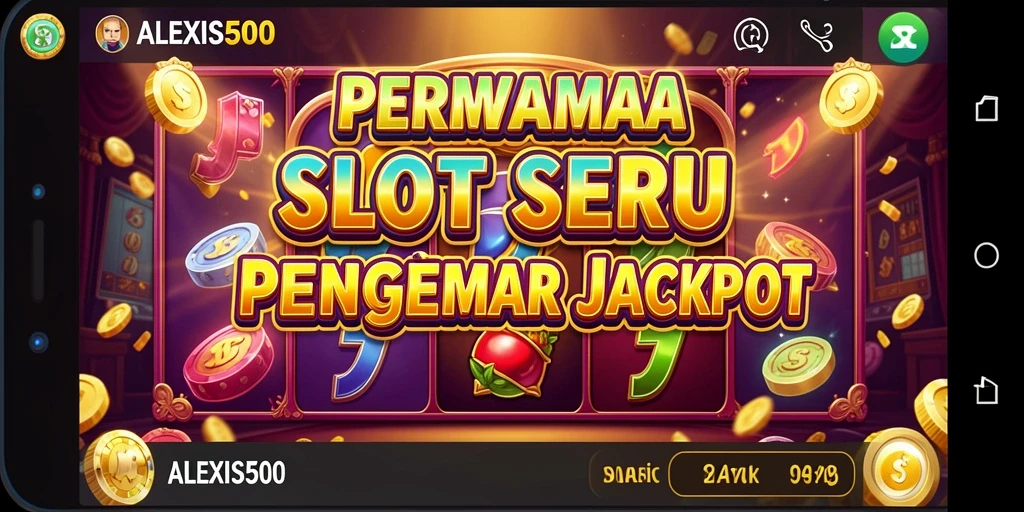 Tampilan menarik dari gameplay ALEXIS500 yang penuh warna.