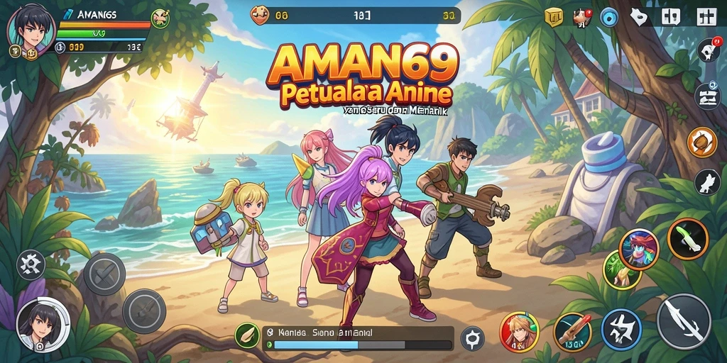 Tampilan gameplay AMAN69 yang menarik dan penuh warna.