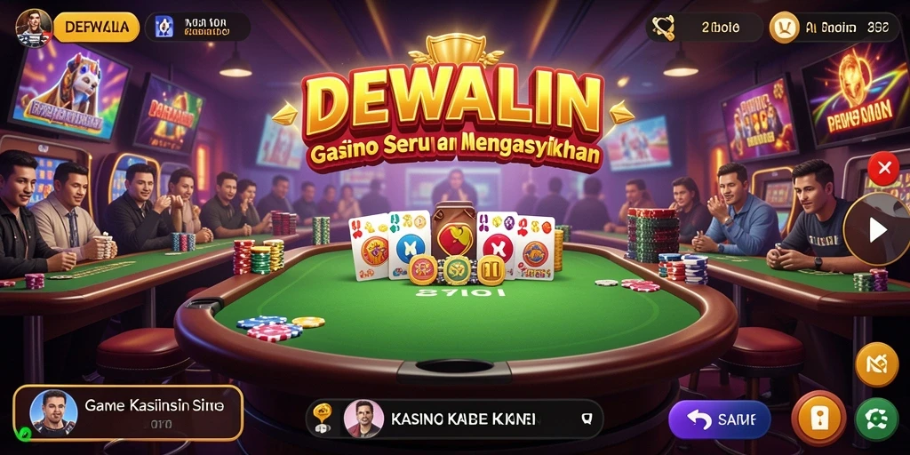 Tampilan gameplay menarik dan seru dari DEWALIN di platform Kasino.