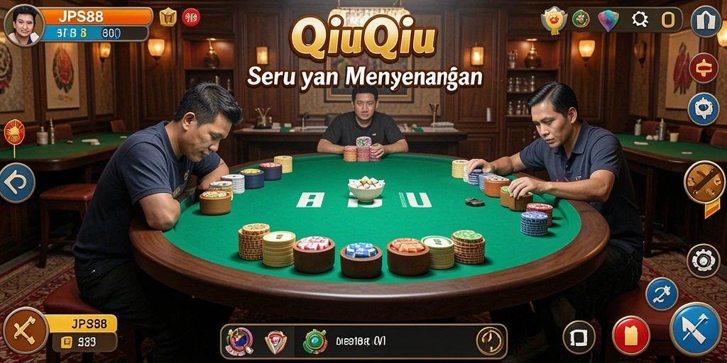 Screenshot gameplay QiuQiu JPS88 yang penuh aksi.