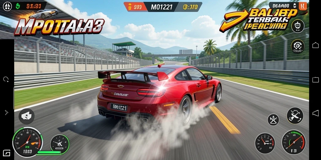 Gameplay seru dan menegangkan dalam balapan cepat MPO1221.