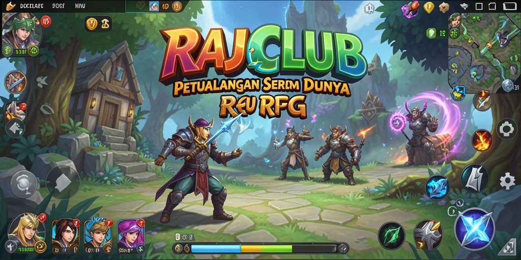 Tampilan gameplay menakjubkan dari RAJACLUB yang mengasyikkan.