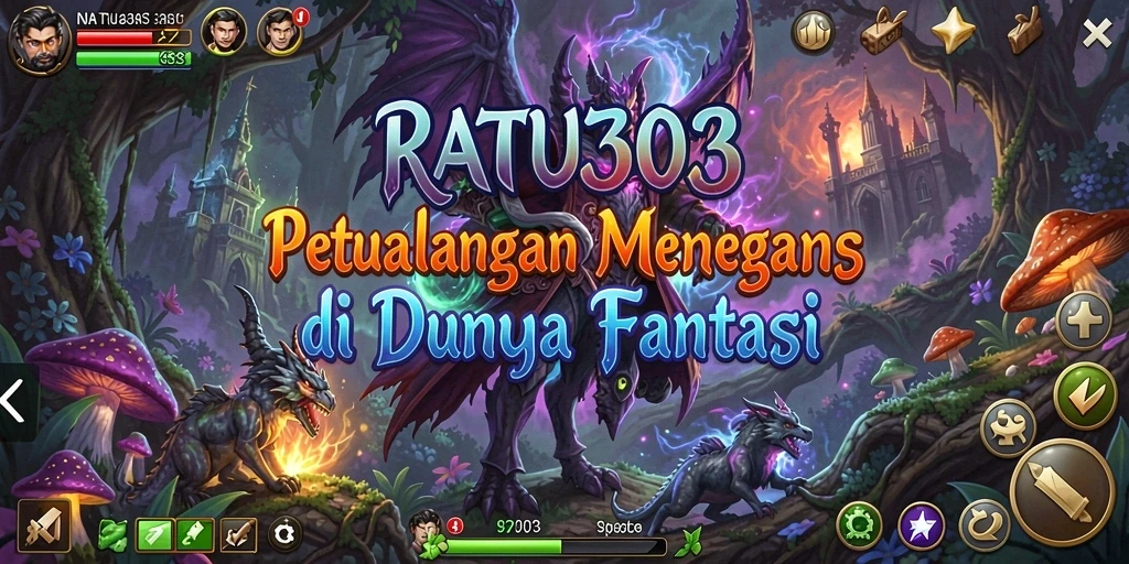Tampilan gameplay yang mendebarkan dalam RATU303, penuh aksi dan eksplorasi.