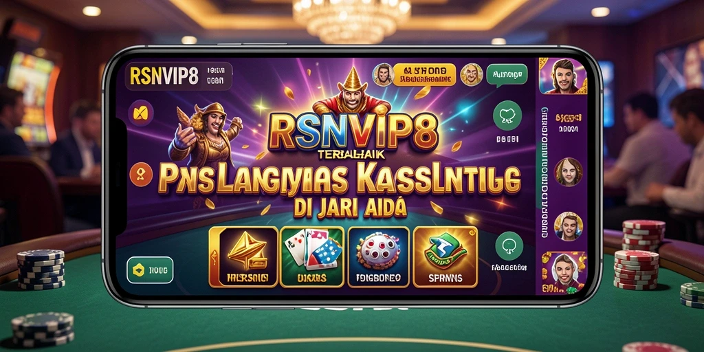 Tangkapan layar RSNVIP8 menampilkan dealer langsung dan lingkungan permainan kasino yang menawan.