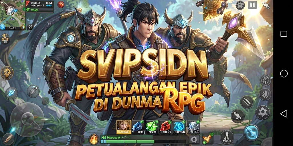 Tampilan gameplay SVIPSIDN yang epik dan menantang.