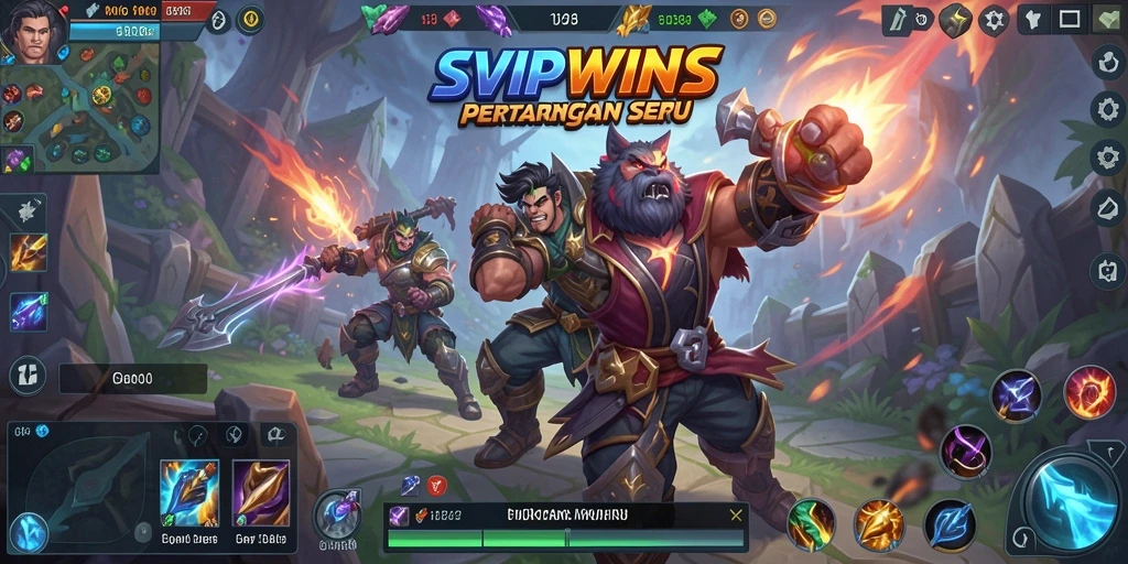 Gameplay seru dan strategi tim dalam SVIPWINS